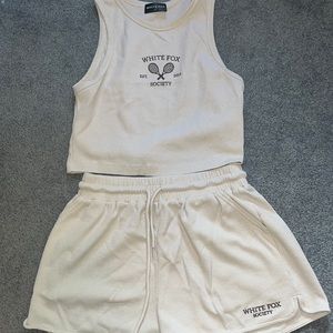 White Fox matching set